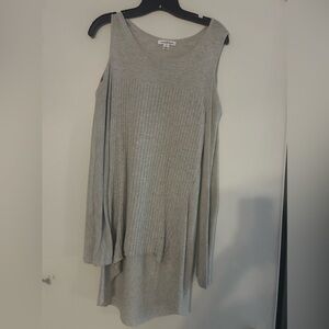 JohnPaulRichard Light Gray Knit Top